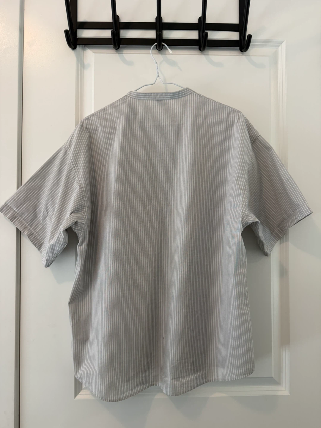 MUJI  Striped Henley T-Shirt - photo 2