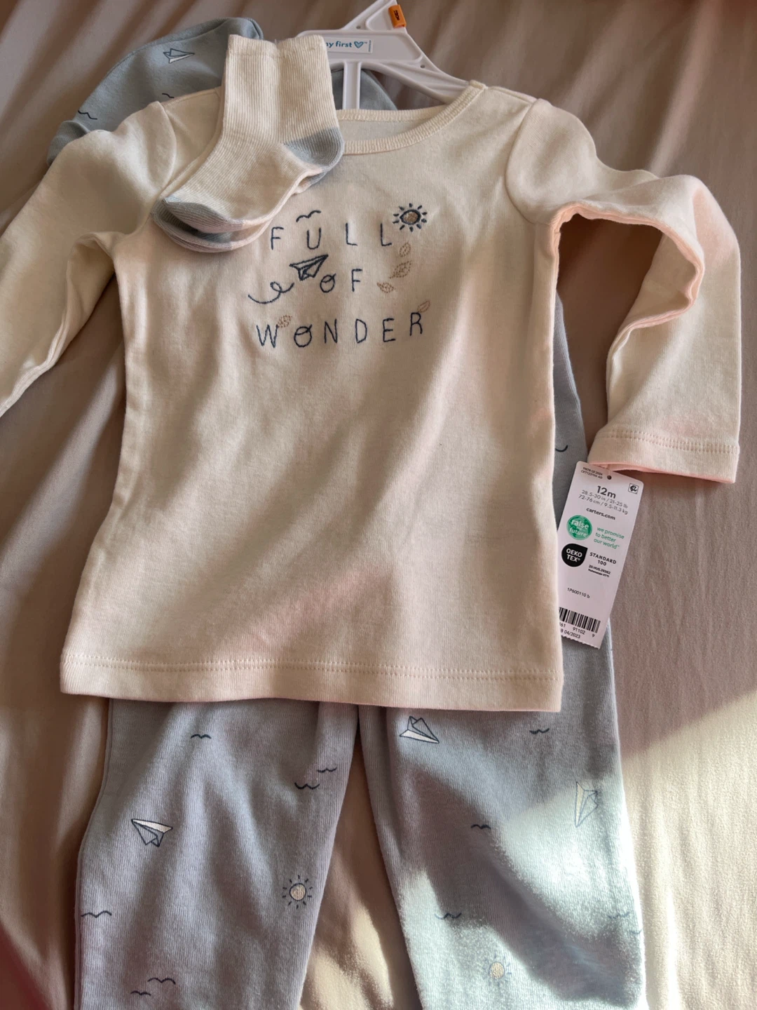BRAND NEW WITH TAGS Carter's 12 Month Pajama Set