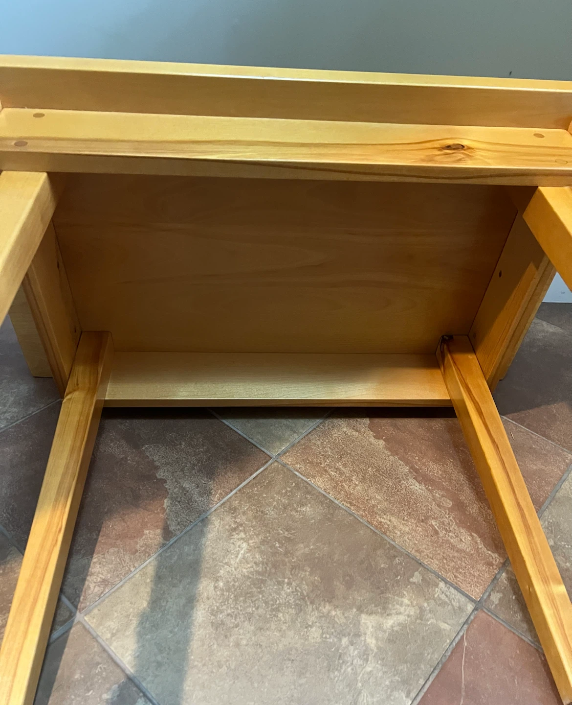 Handcrafted Solid Wood Side Table/Bench - photo 3