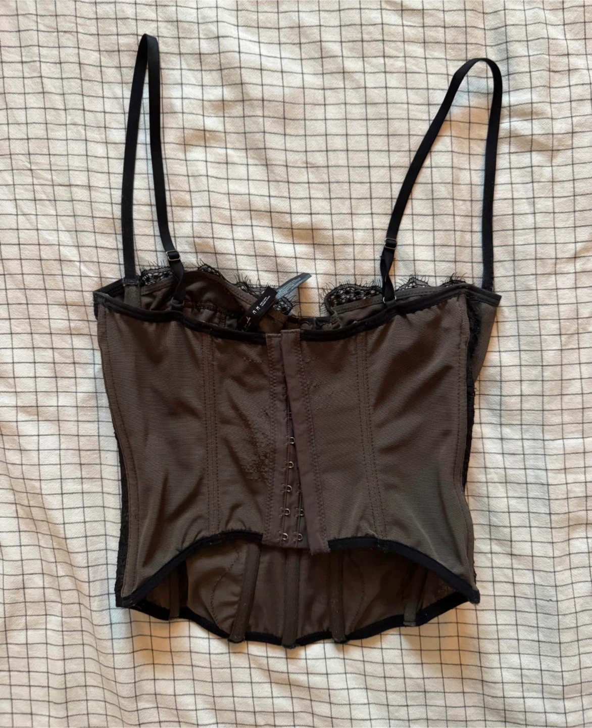 Urban Outfitter - Black Lace Corset Top - photo 2