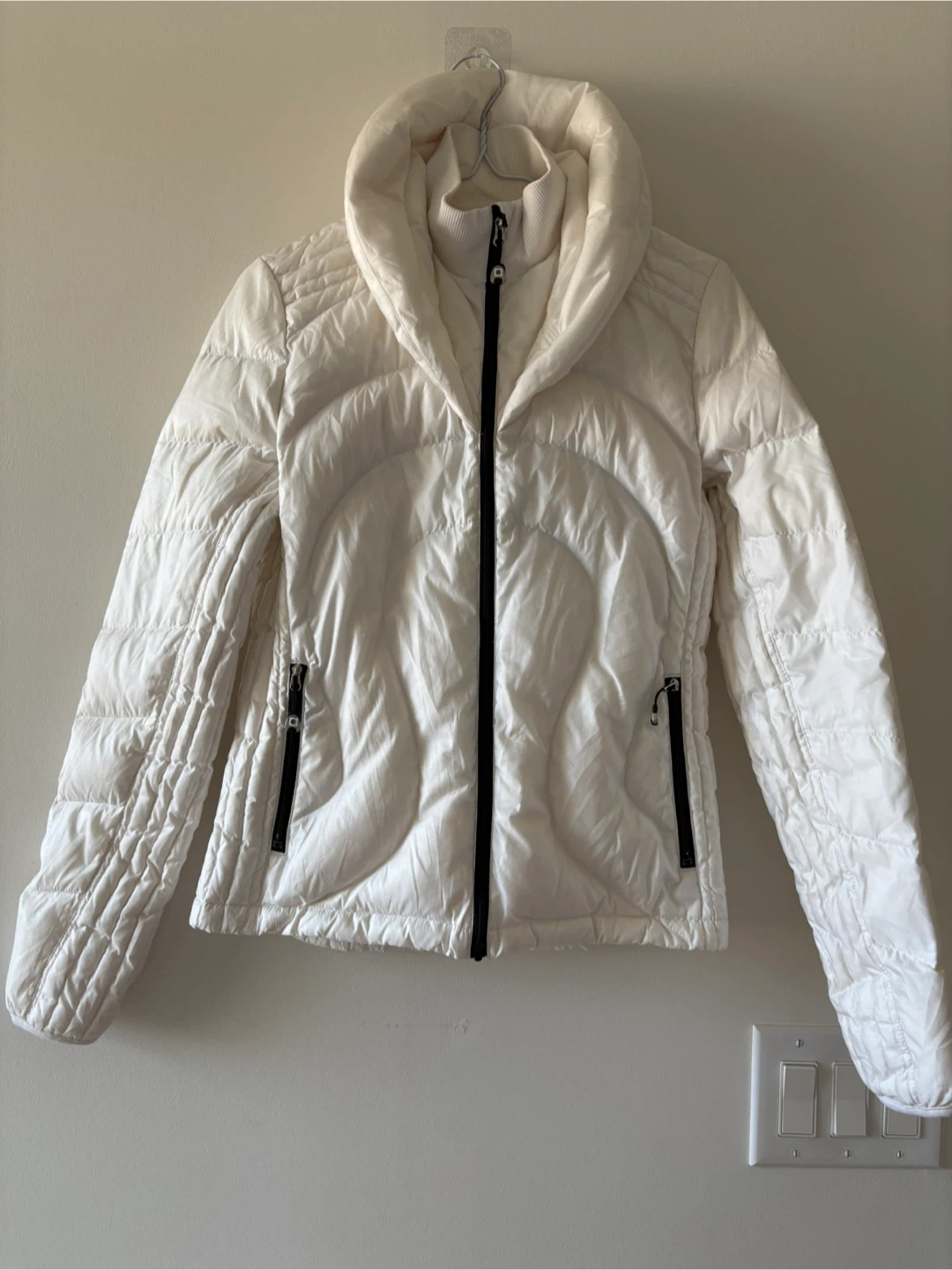 Lululemon White Puffer Jacket