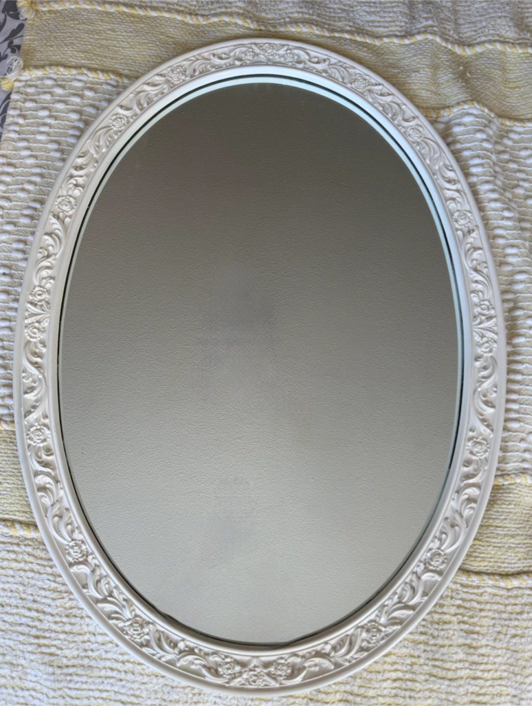 Vintage Oval Wall Mirror