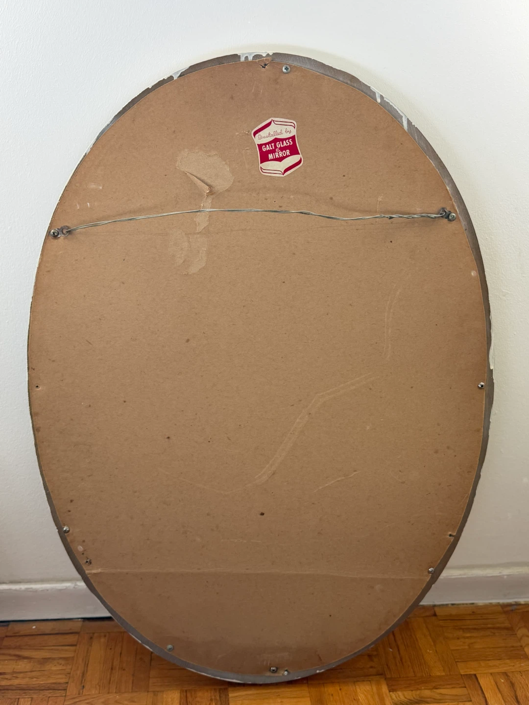 Vintage Oval Wall Mirror - photo 4