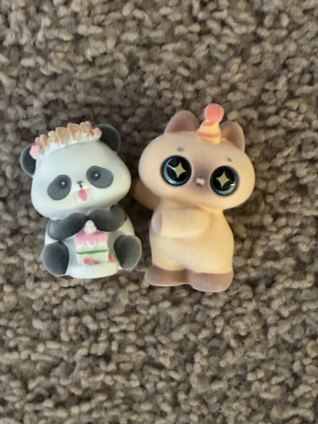 Flocked animal Blind Bag Figures