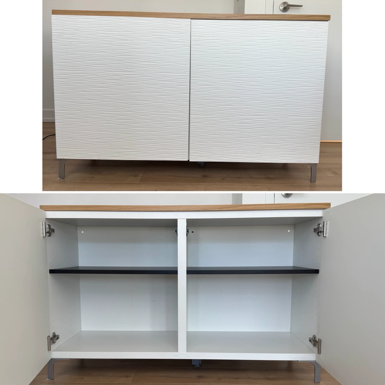 IKEA Besta storage cabinet with top panel