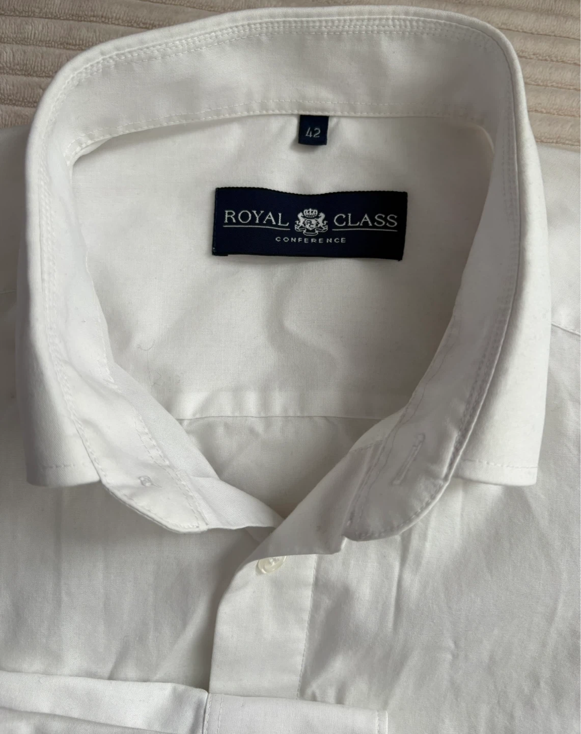 Royal Class White Long Sleeve Shirt