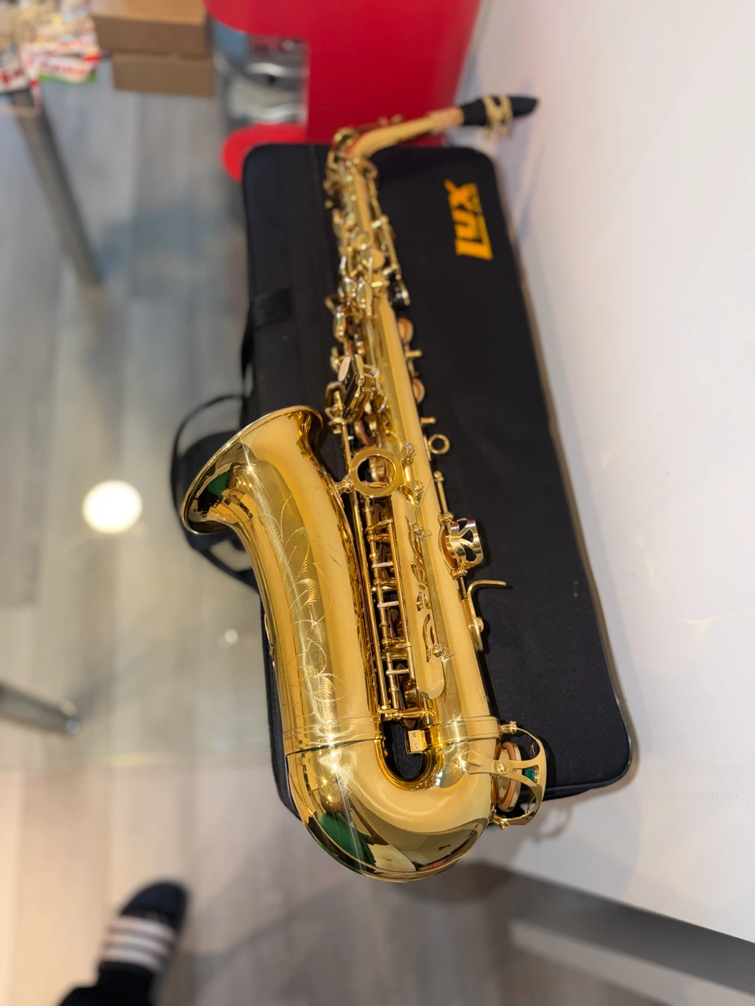 Alto Saxophone with Carrying Case and Accessories - photo 4