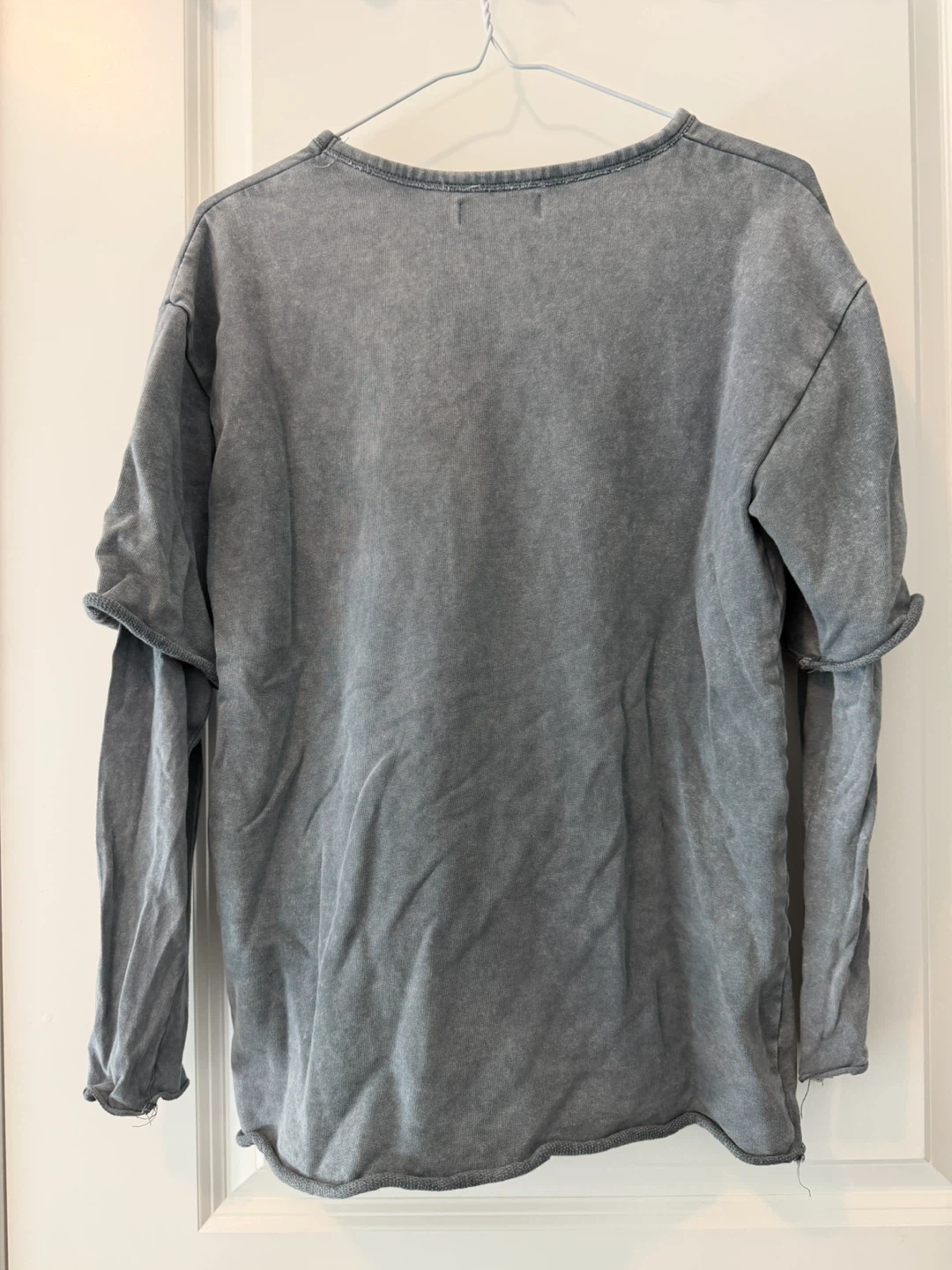 ZARA Grey Long Sleeve T-Shirt - photo 2