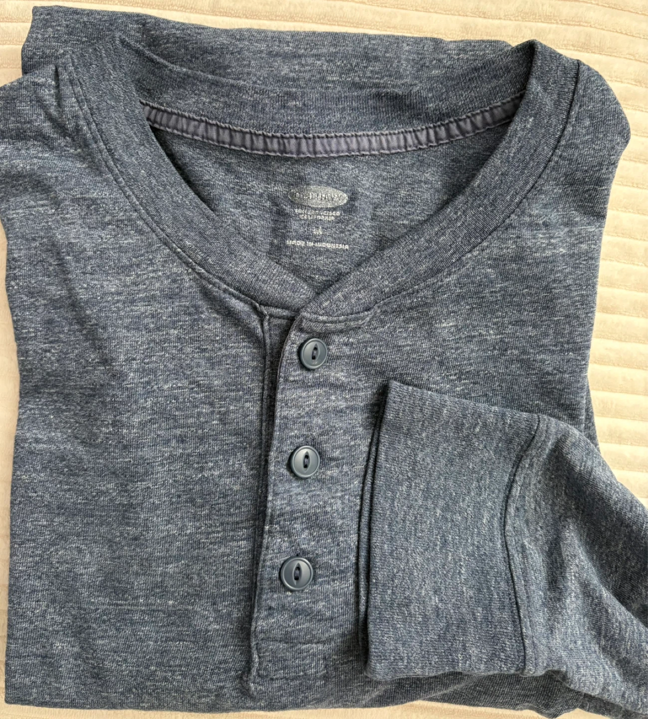 Old Navy Men's Long Sleeve Henley Shirt