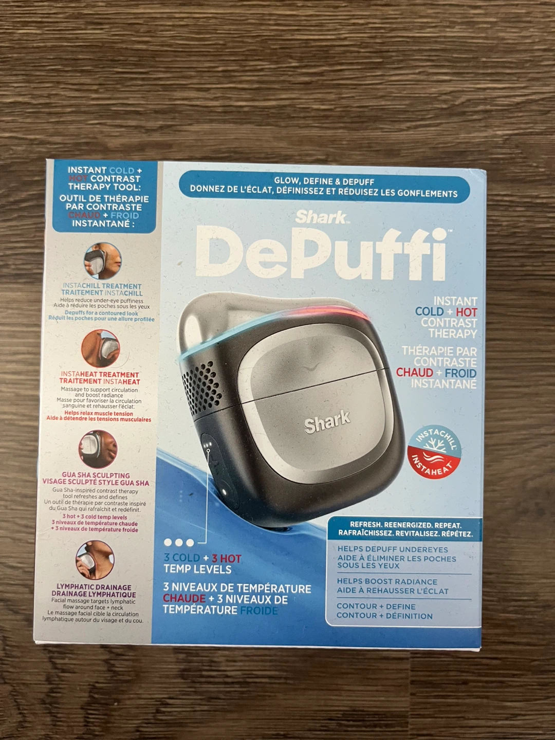 Shark DePuffi Instant Cold + Hot Contrast Therapy Tool