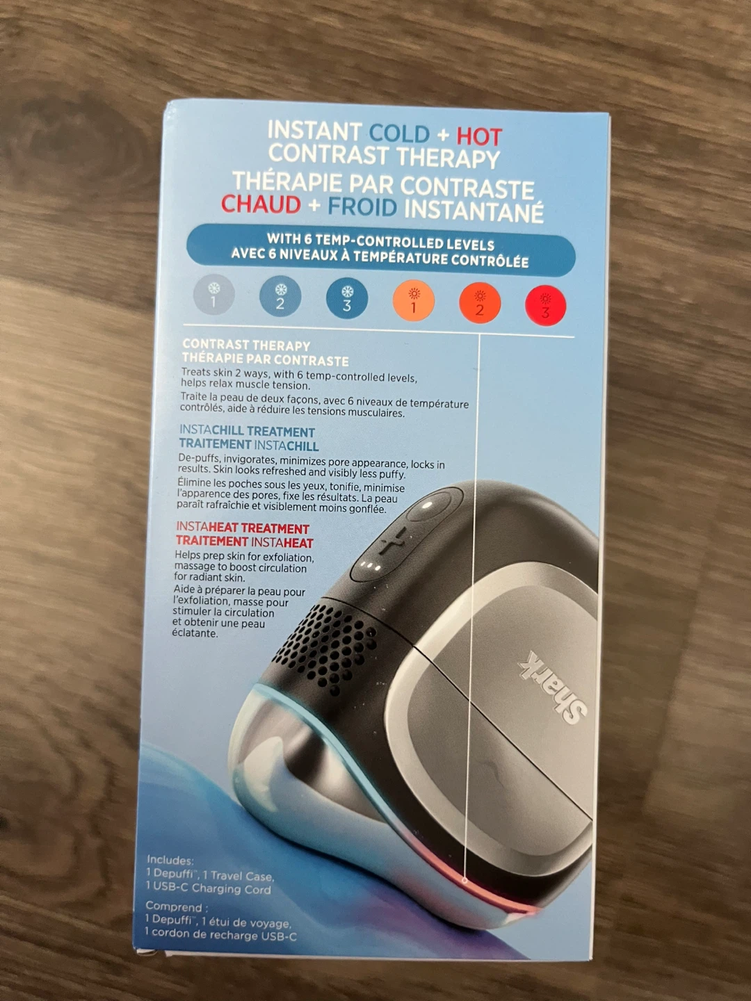 Shark DePuffi Instant Cold + Hot Contrast Therapy Tool - photo 3