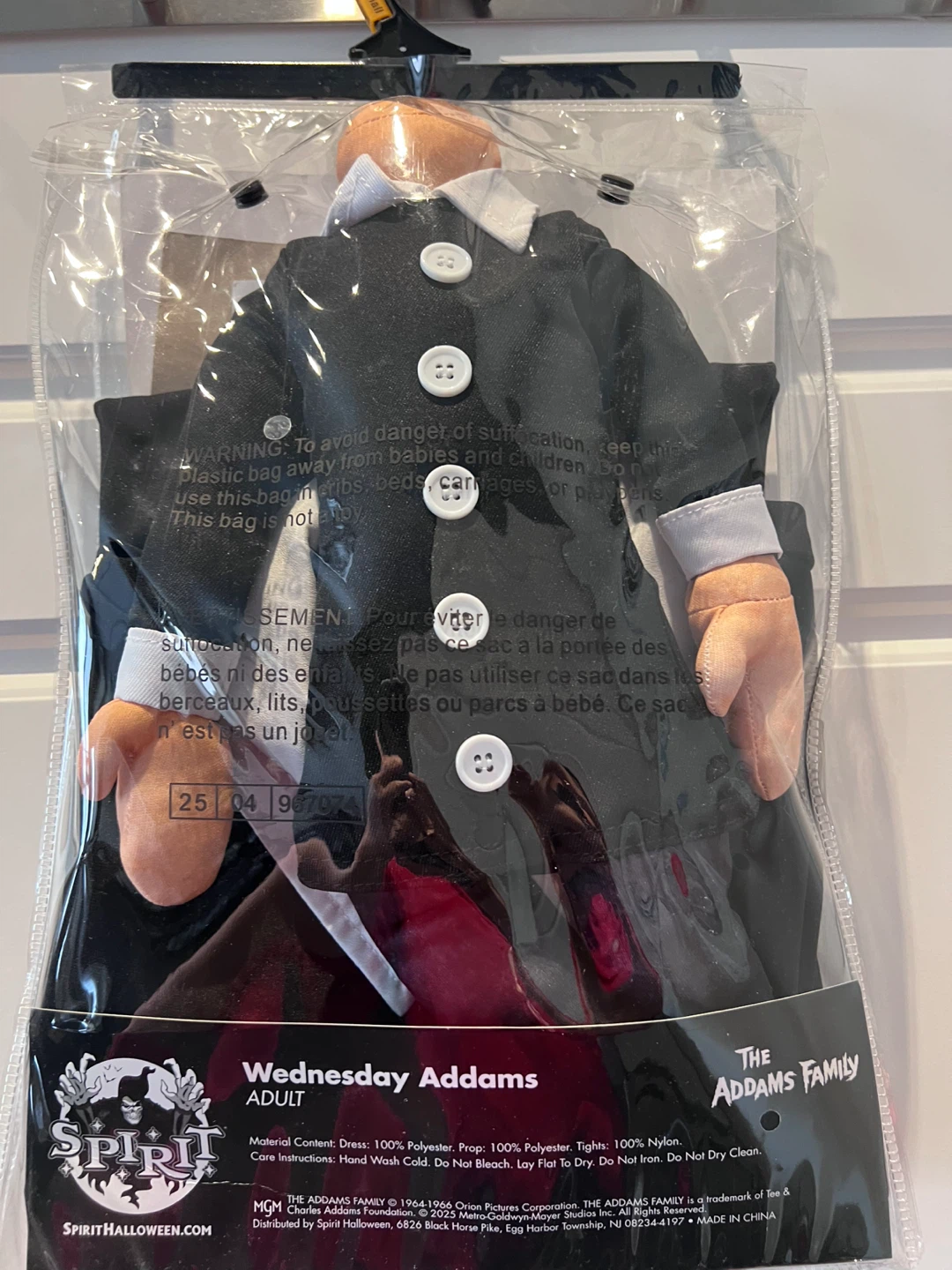 Spirit Halloween Wednesday Addams Adult Costume