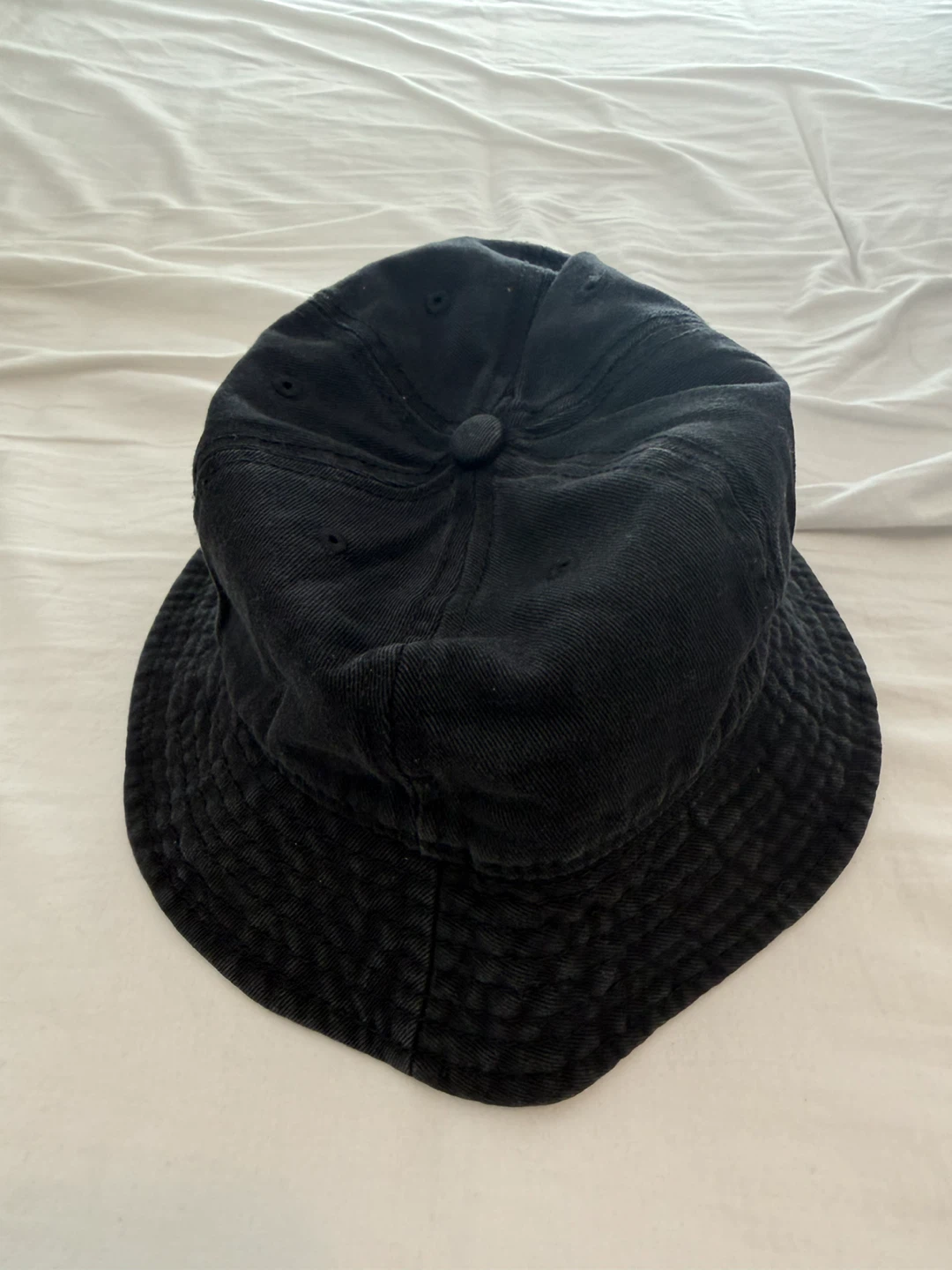 Black Cotton Bucket Hat