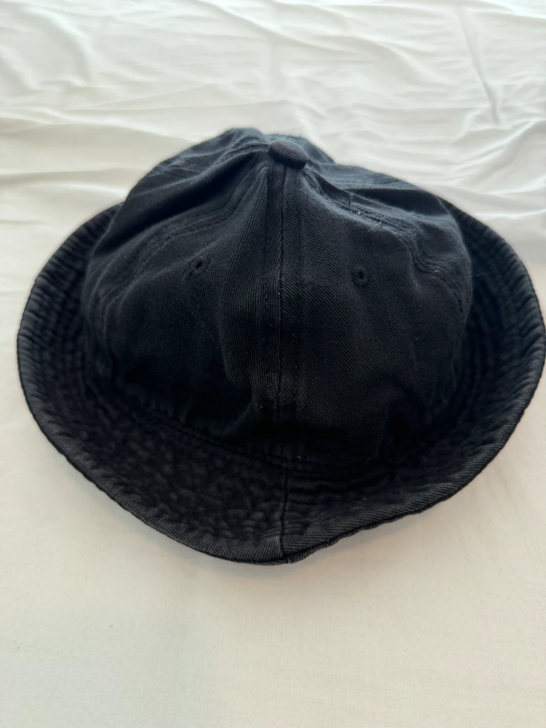 Black Cotton Bucket Hat - photo 2
