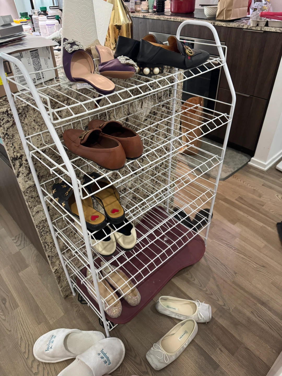 6-Tier Metal Shoe Rack - photo 3