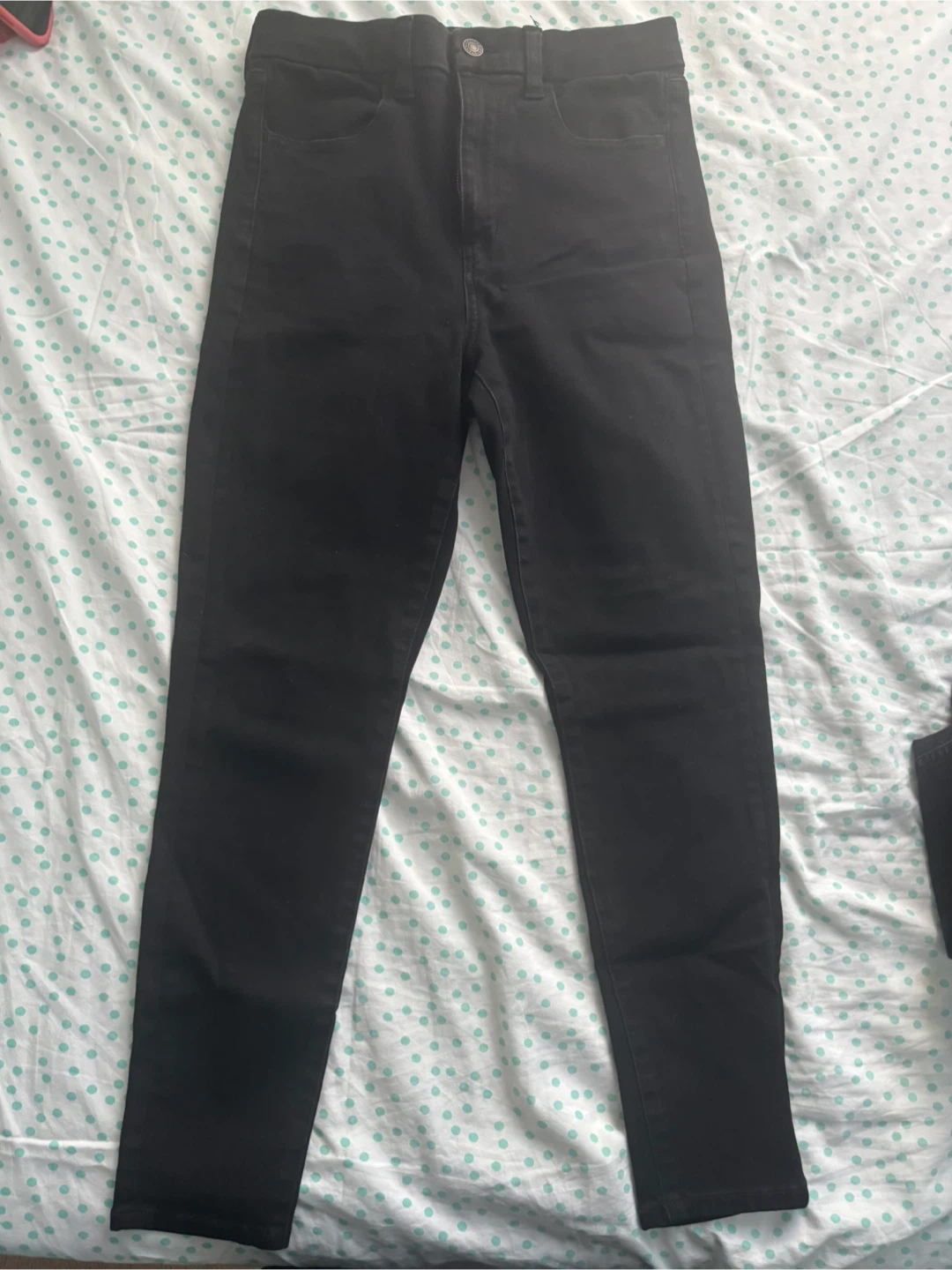 American Eagle 360 Ne(x)t Level Stretch Jeans Black Size 8S