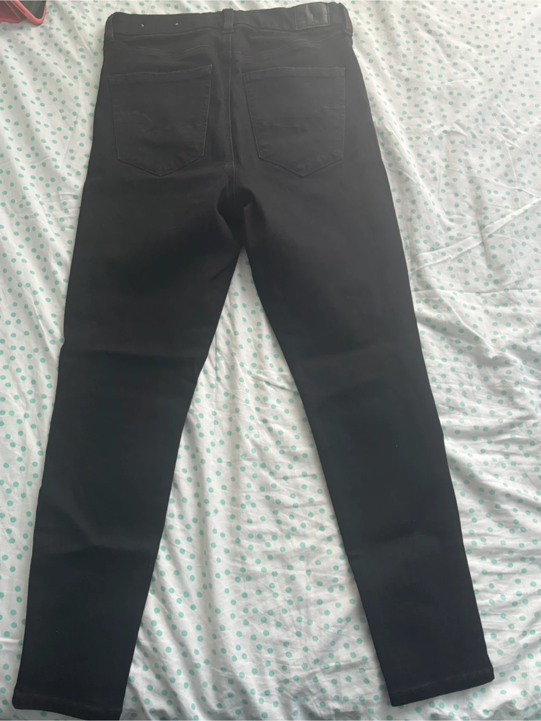 American Eagle 360 Ne(x)t Level Stretch Jeans Black Size 8S - photo 4
