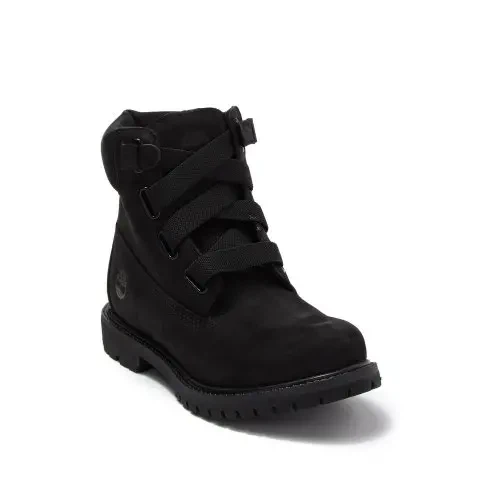 Timberland women’s Size 7 black leather waterproof boots - photo 2