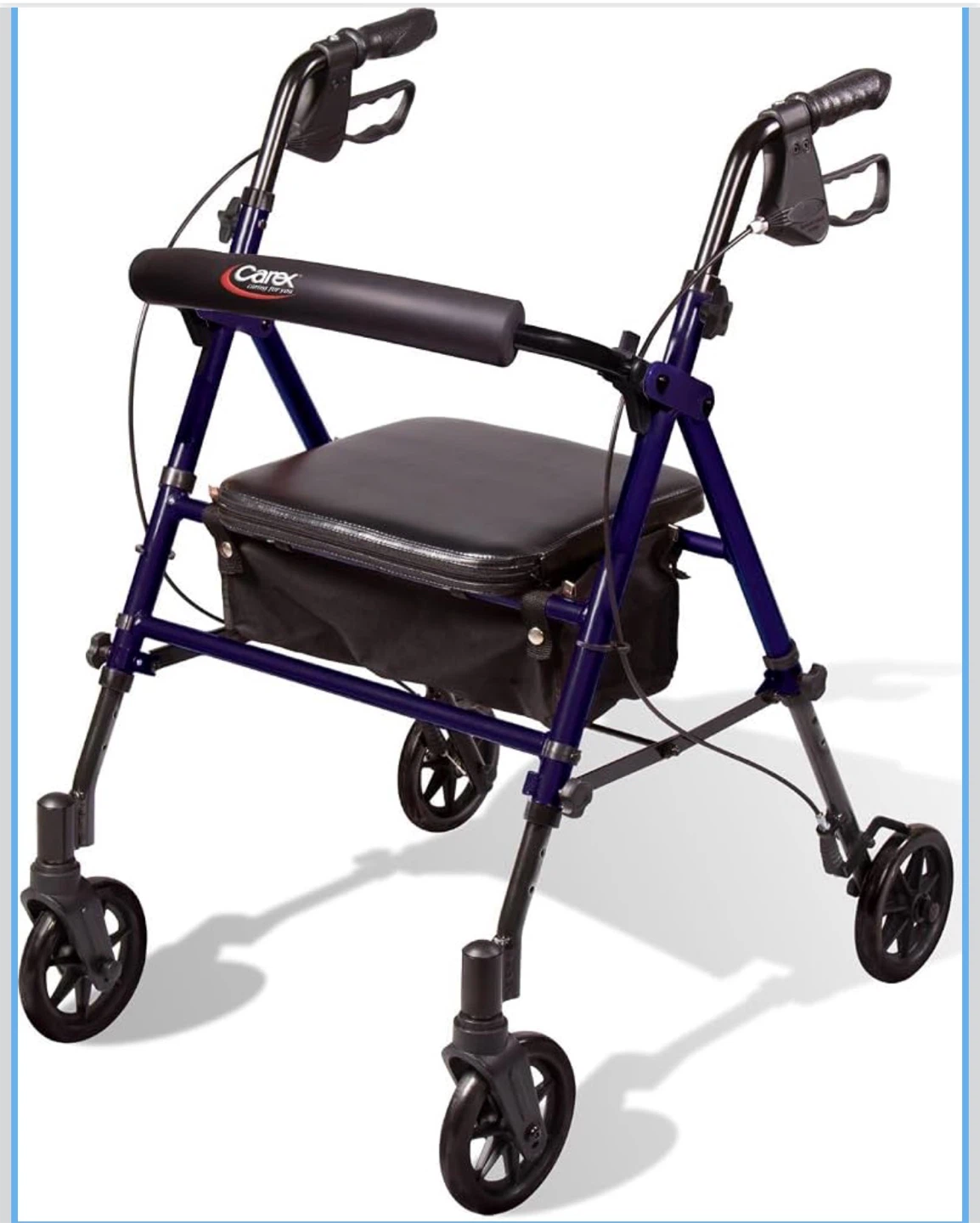 Carex Step N' Rest Rolling Walker- Read Description - photo 3
