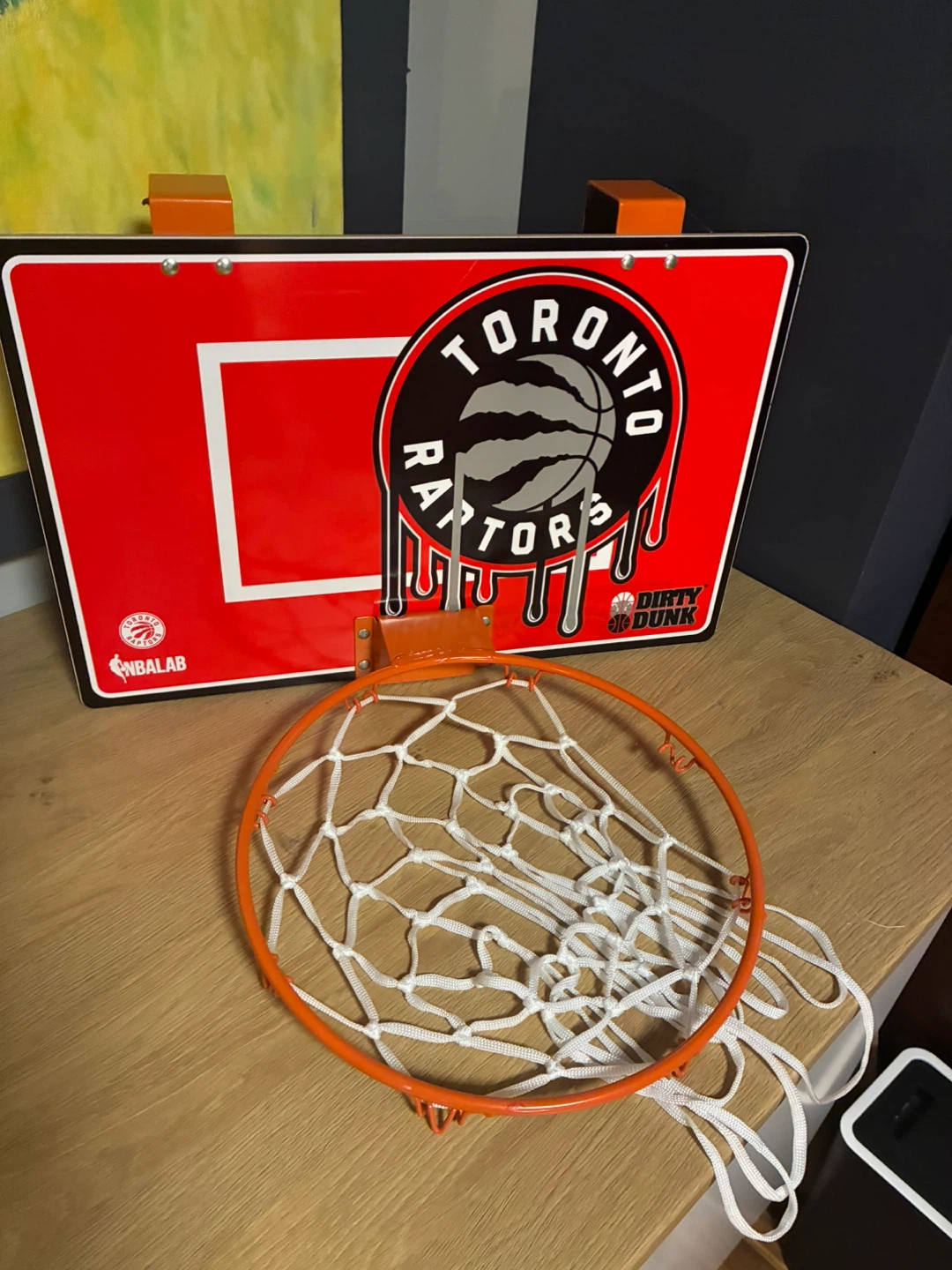 Toronto Raptors Dirty Dunk Over-the-Door Basketball Hoop