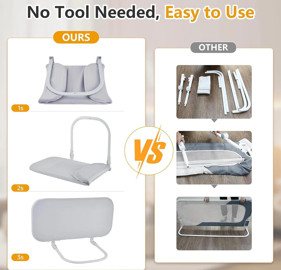 Baby Bed Rail Guard - photo 5