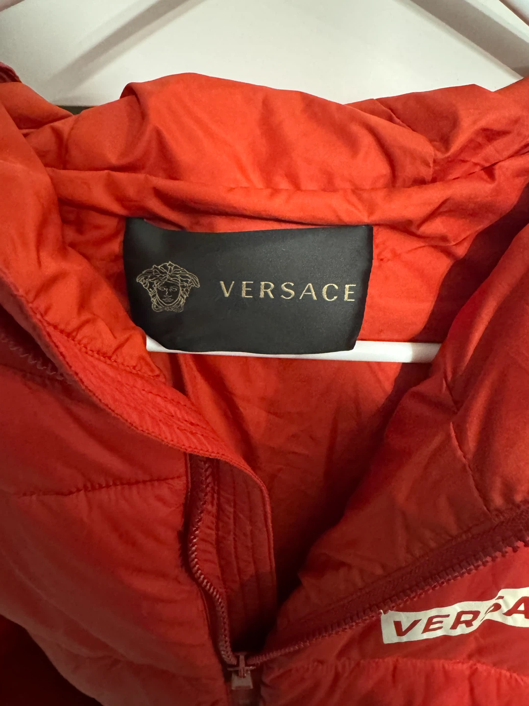 Versace Red Puffer Jacket - photo 3