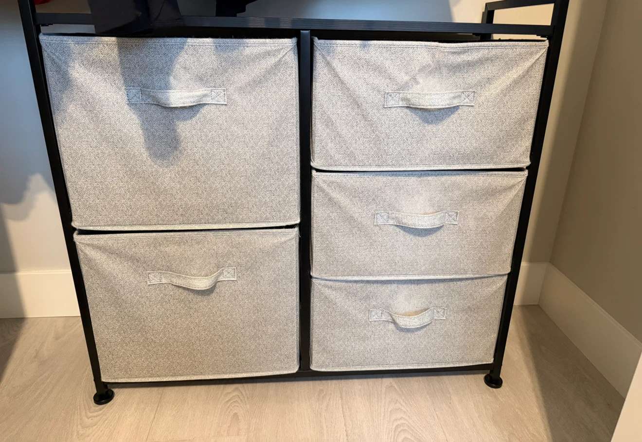 5-Drawer Fabric Storage Dresser Unit