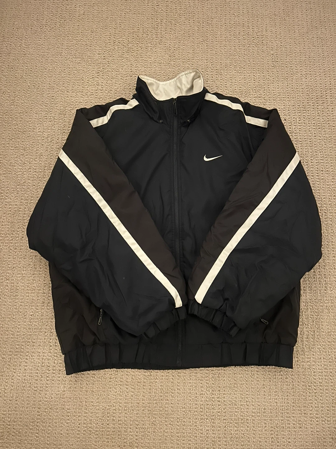 Medium Nike Black and White Jacket