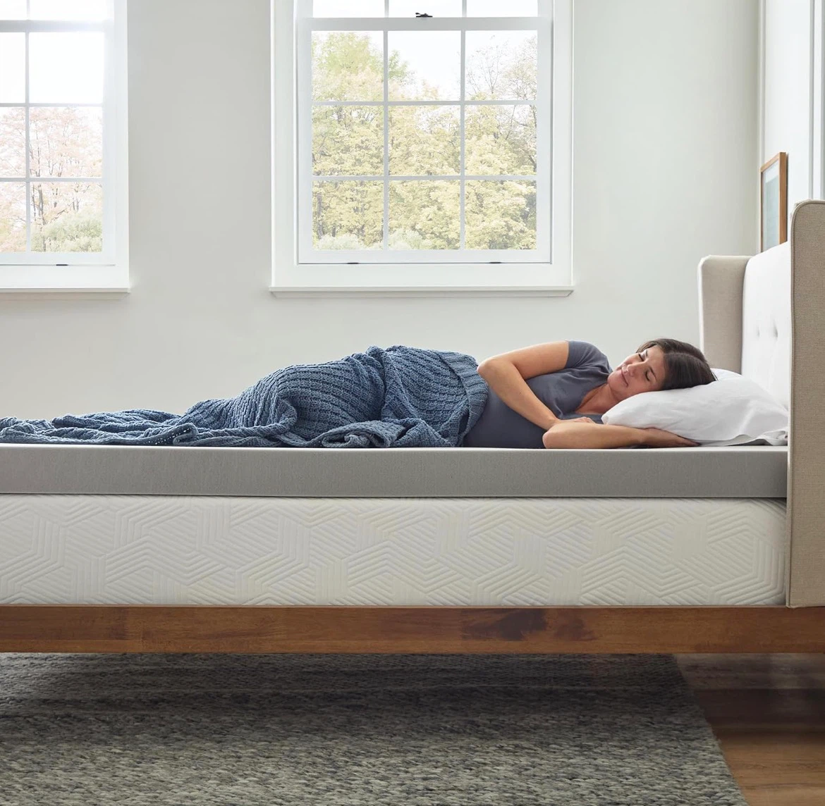 Lucid Memory Foam Mattress Topper - photo 2