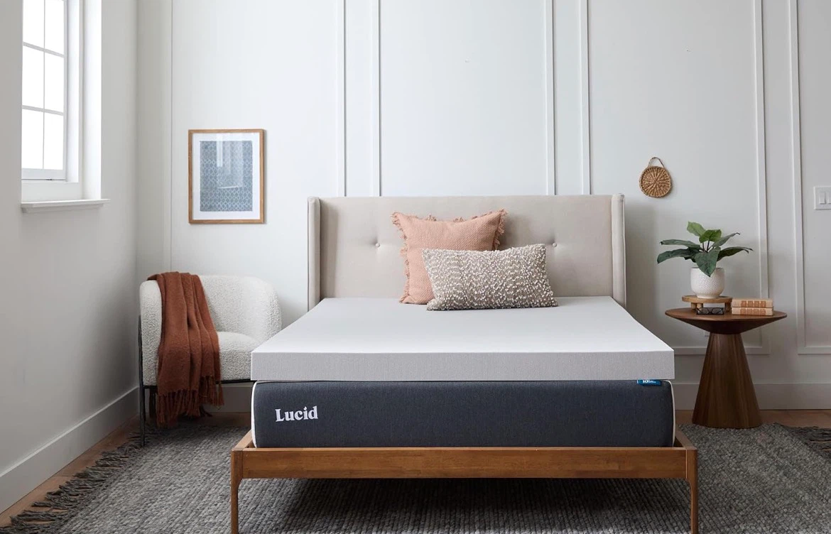 Lucid Memory Foam Mattress Topper - photo 5
