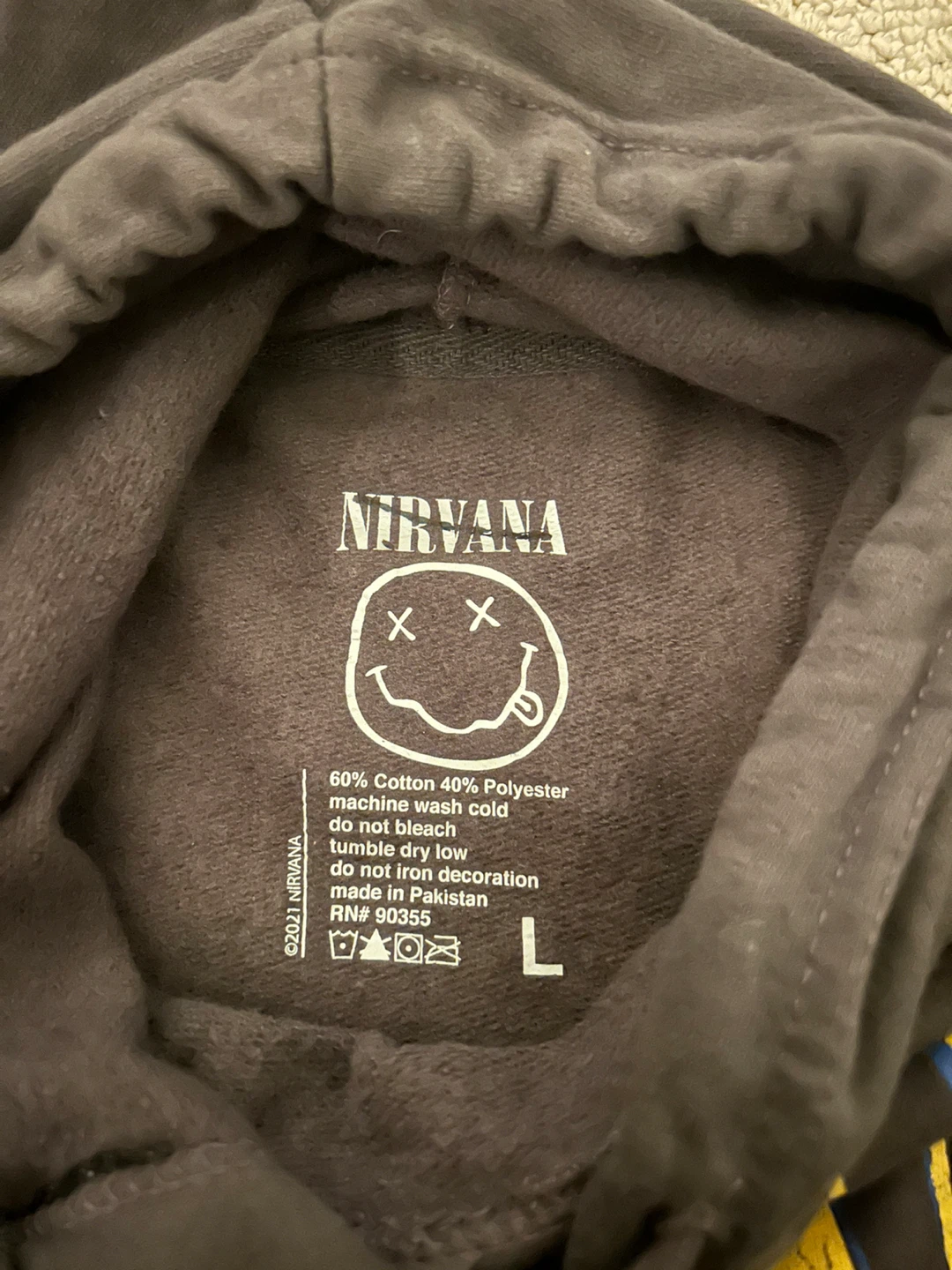 Nirvana Hoodie Black - photo 2