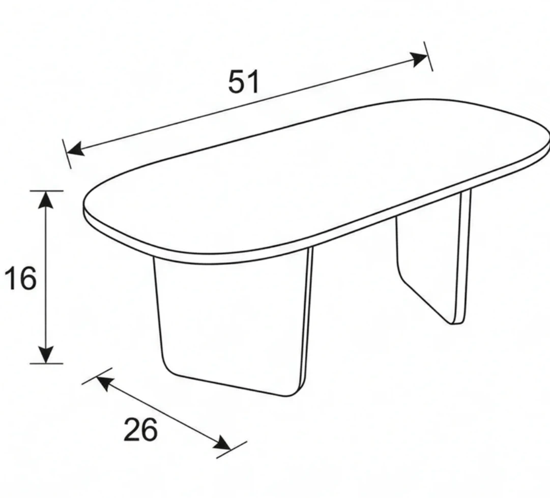 Oval Coffee Table - photo 4