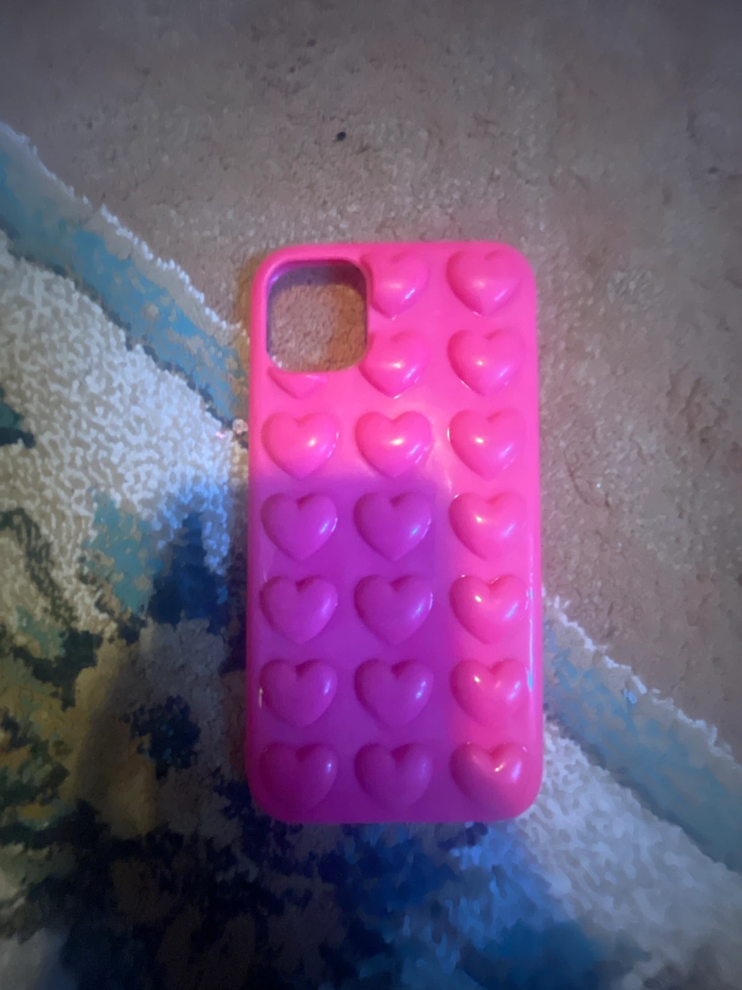 Pink Heart Design Phone Case