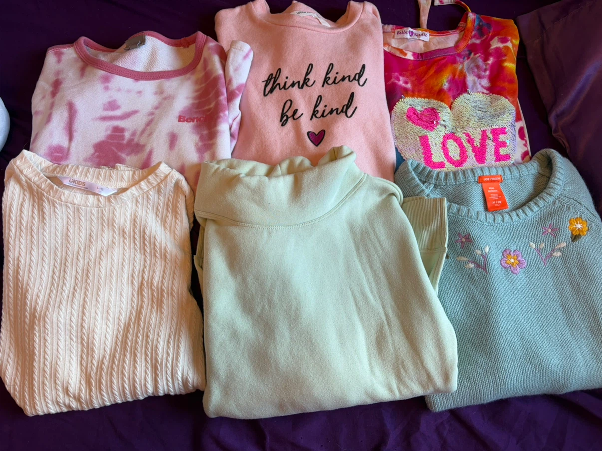 Girls Size Large XL Assorted Tops