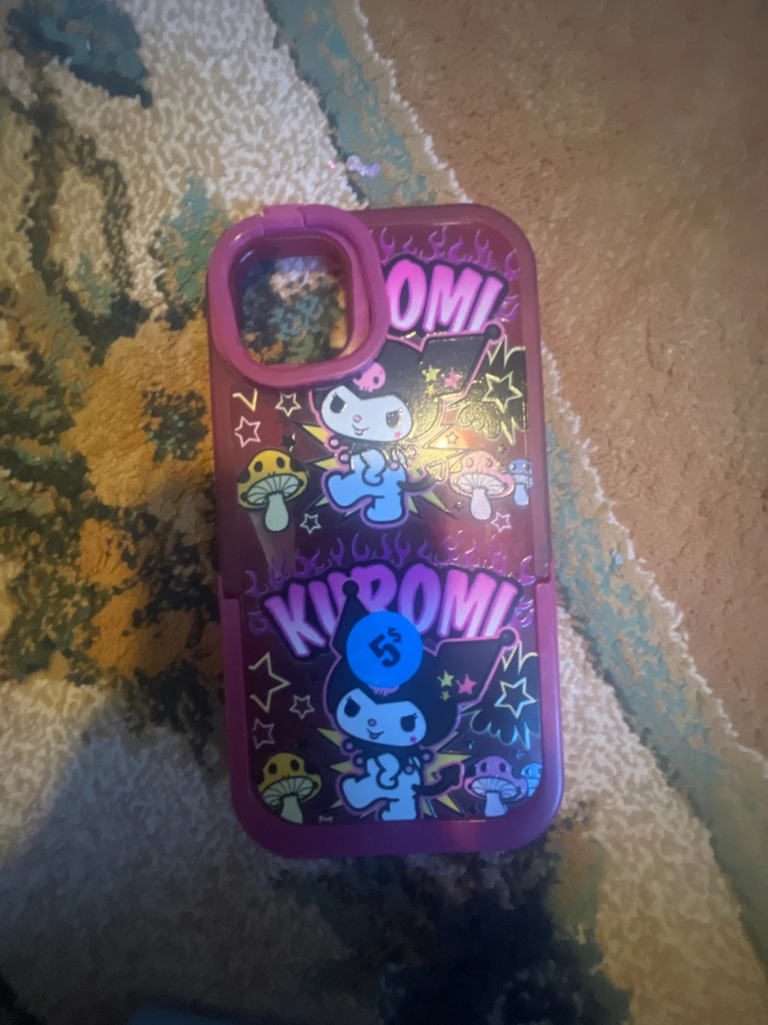 Kuromi Phone Case with Kickstand