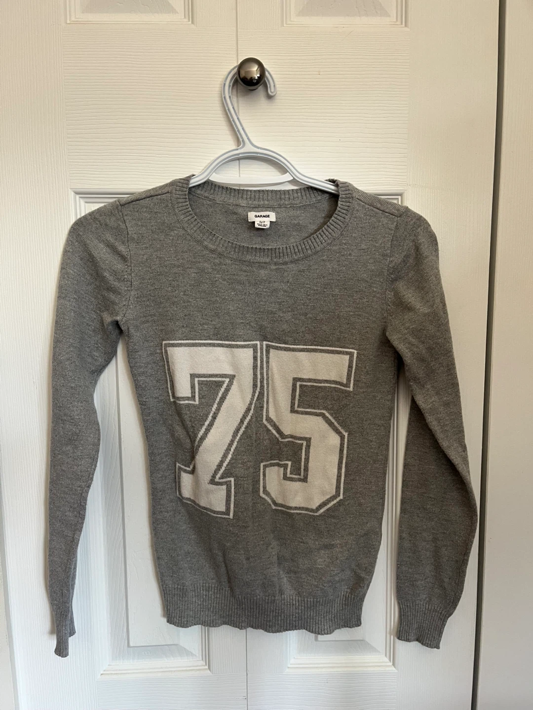 Garage Grey Sweater with 75 Graphic - photo 2