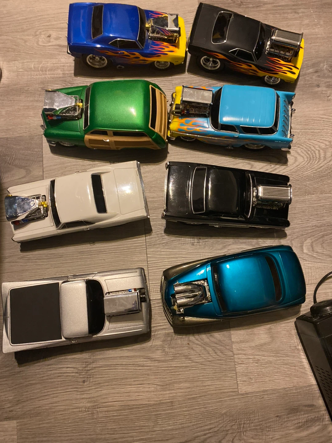 Collection of 7 Classic Muscle Car Toy Models