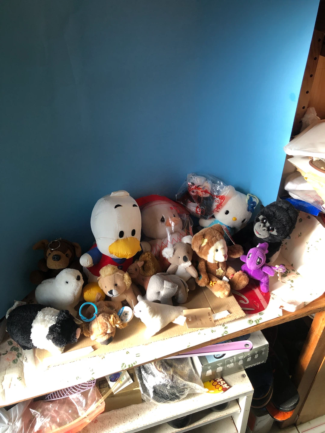 Variety of soft toys