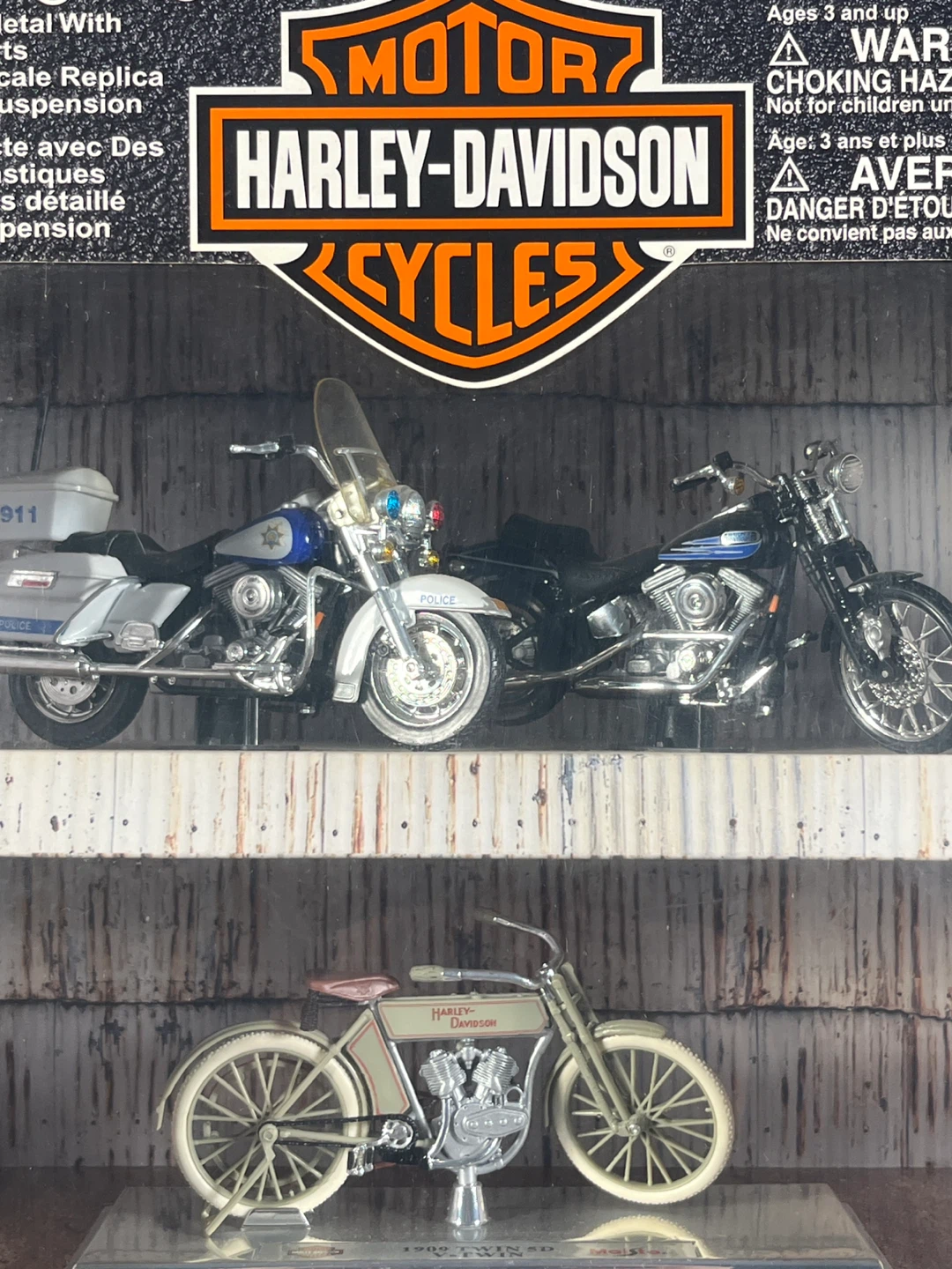 RARE Vintage Maisto 1:18 Harley-Davidson Collection 5-Bike Set - photo 5