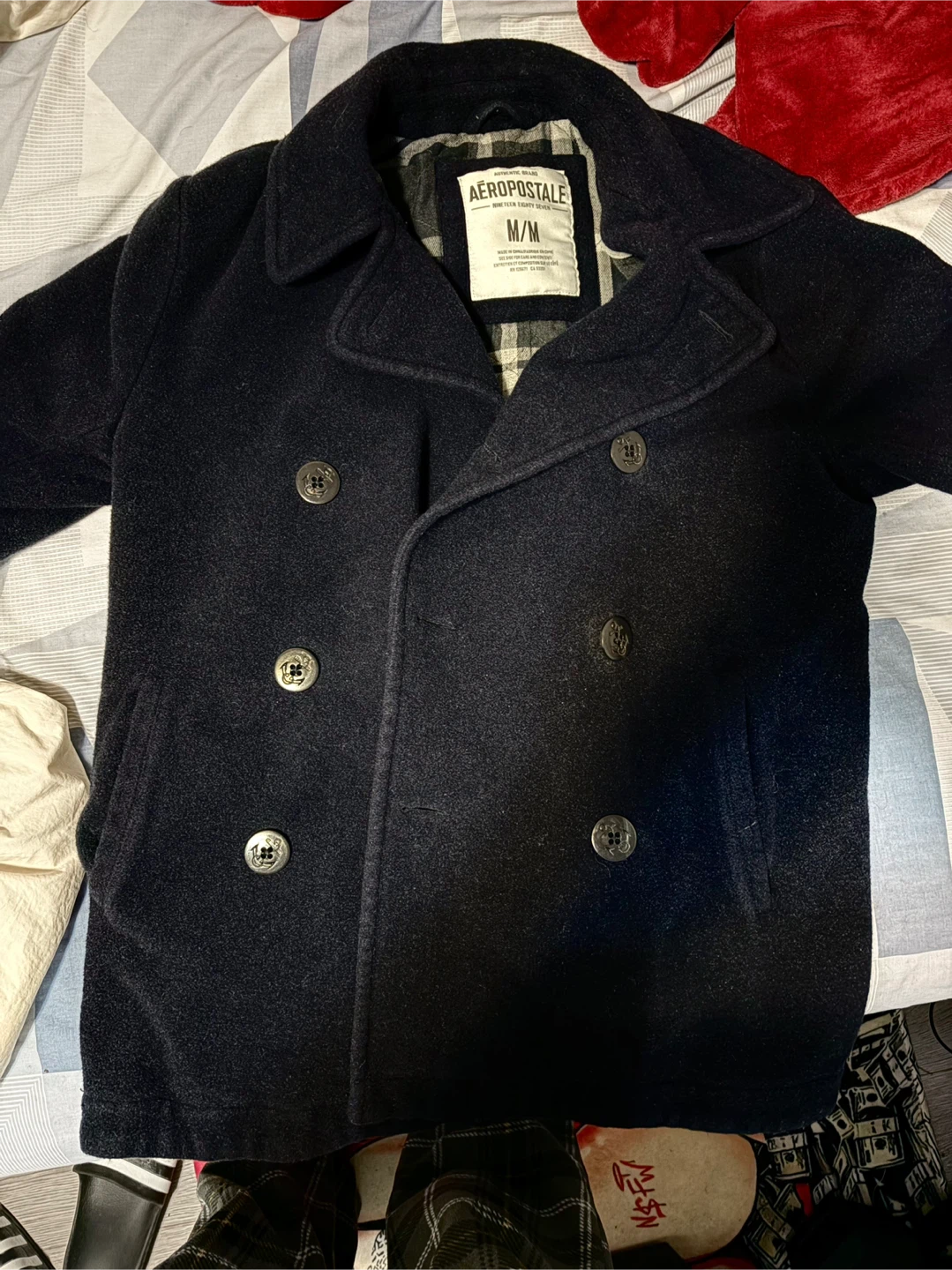 Aeropostale Navy Peacoat Size Medium - photo 3
