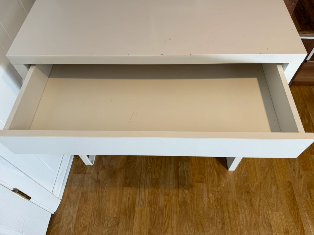 White IKEA Desk - photo 2