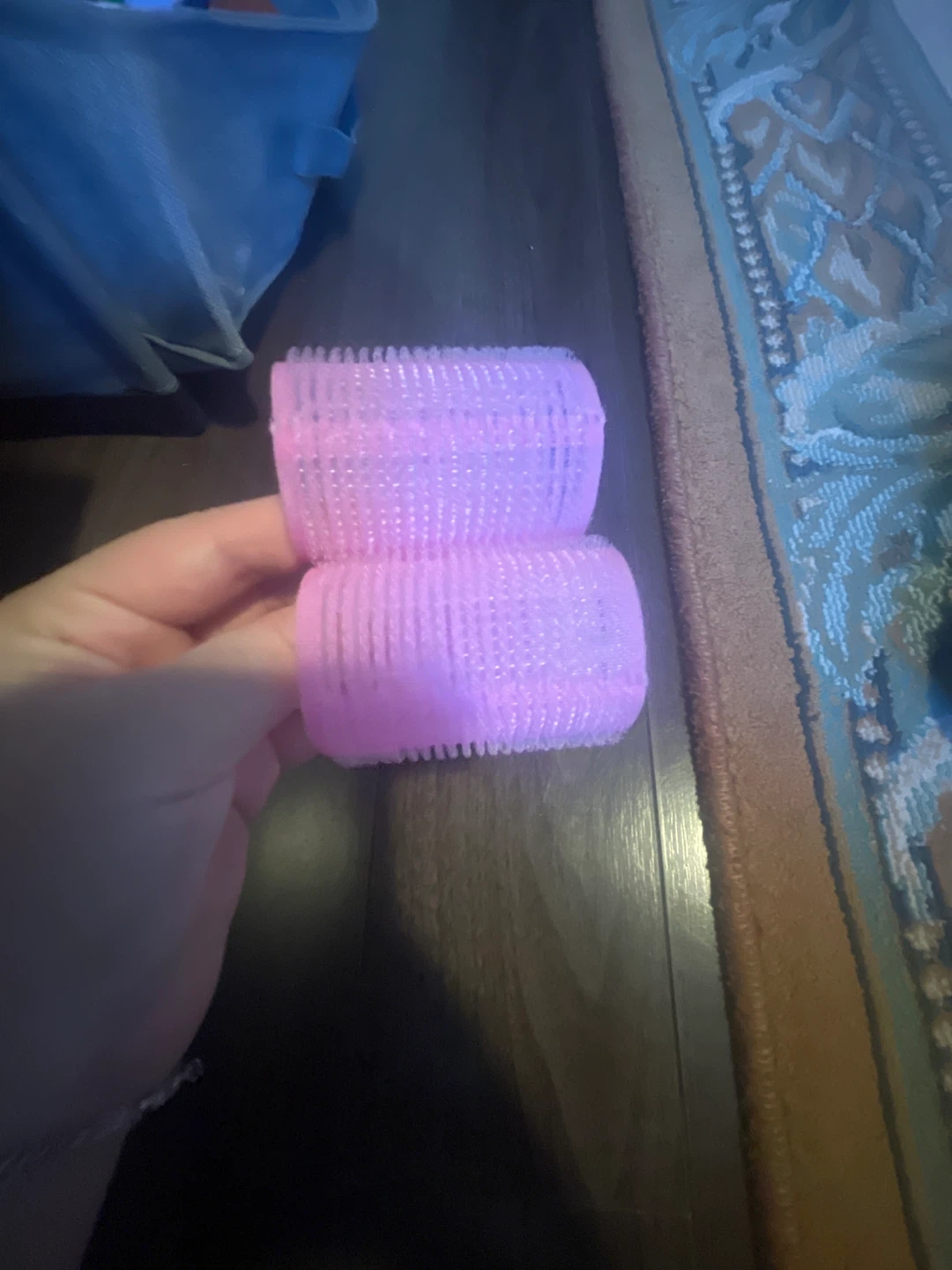 Set of 4 Pink Hair Rollers - photo 2