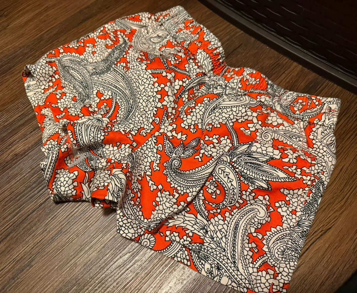 J.Crew Printed Pull-On Shorts - Size 0 (Like New)
