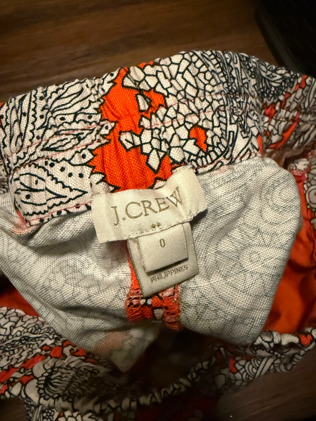 J.Crew Printed Pull-On Shorts - Size 0 (Like New) - photo 4