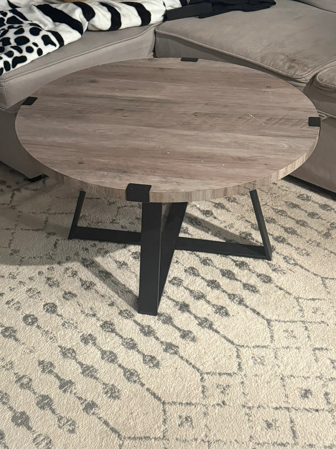 Round Wood Coffee Table