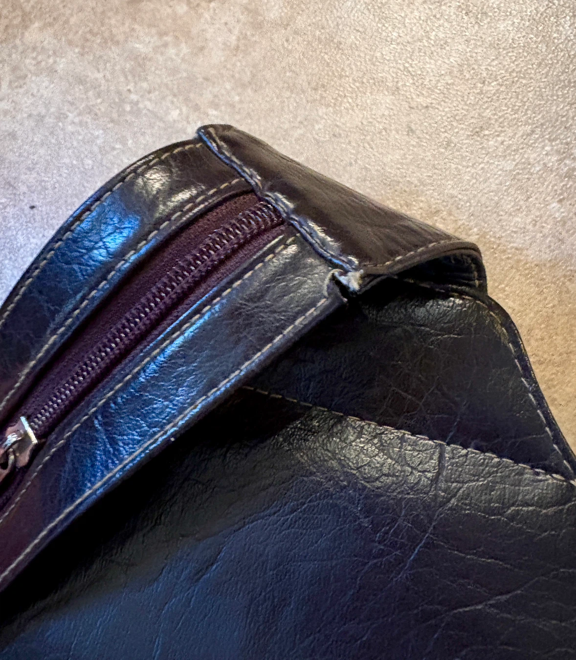 'The Stone Production' Dark Brown Leather  Sling Bag - photo 5