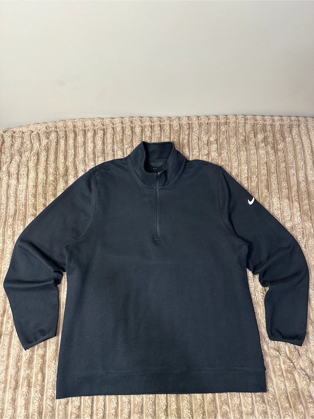 Nike Black Quarter-Zip Pullover Size XL