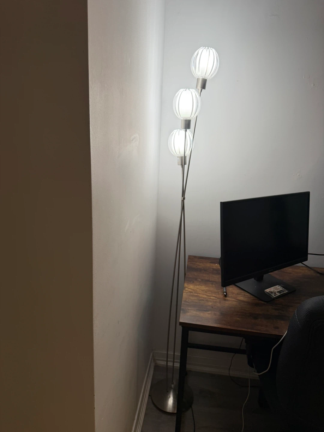 MOVING SALE - Three-Light Modern Floor Lamp - photo 2