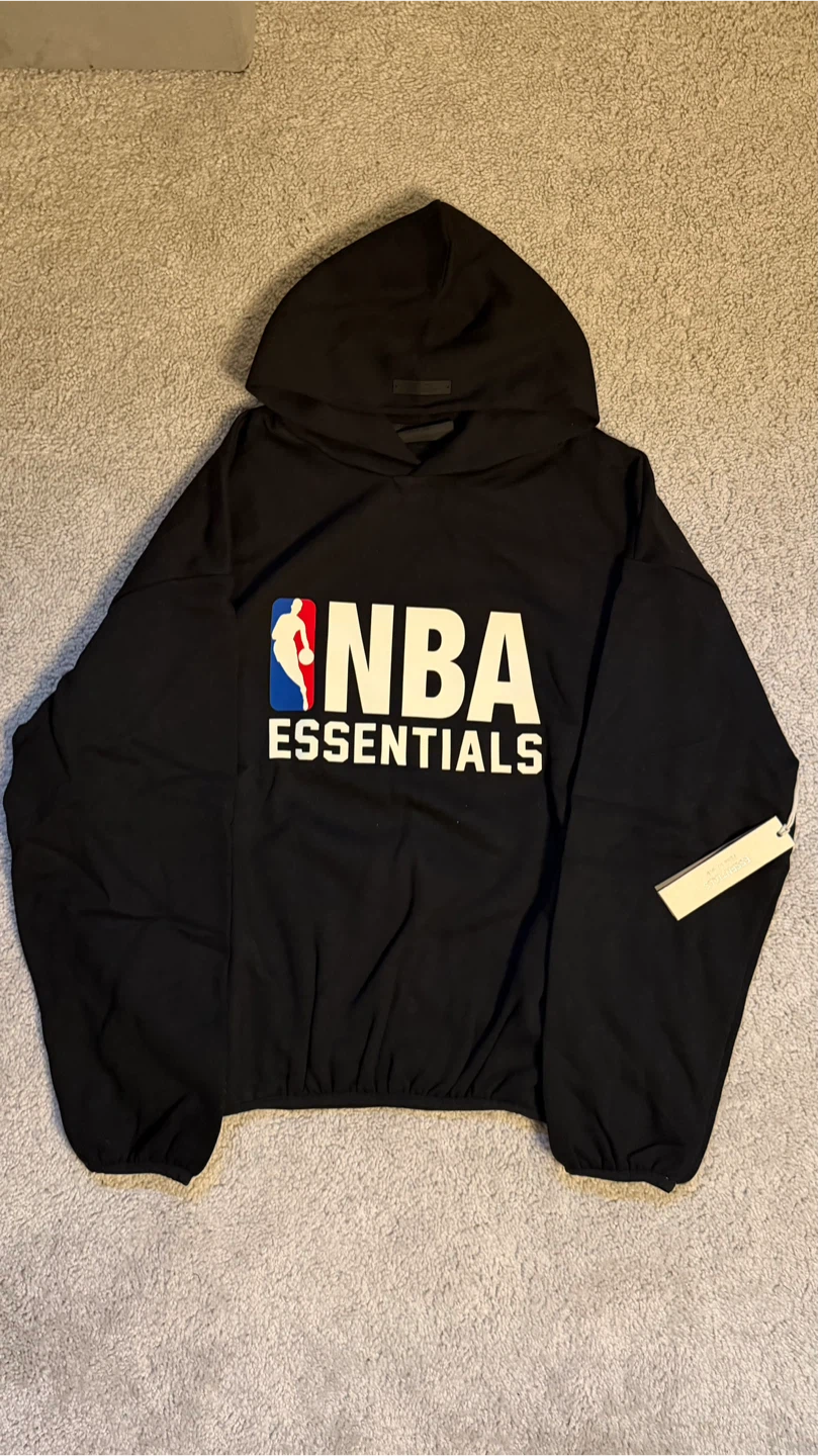 Black NBA Essentials Hoodie