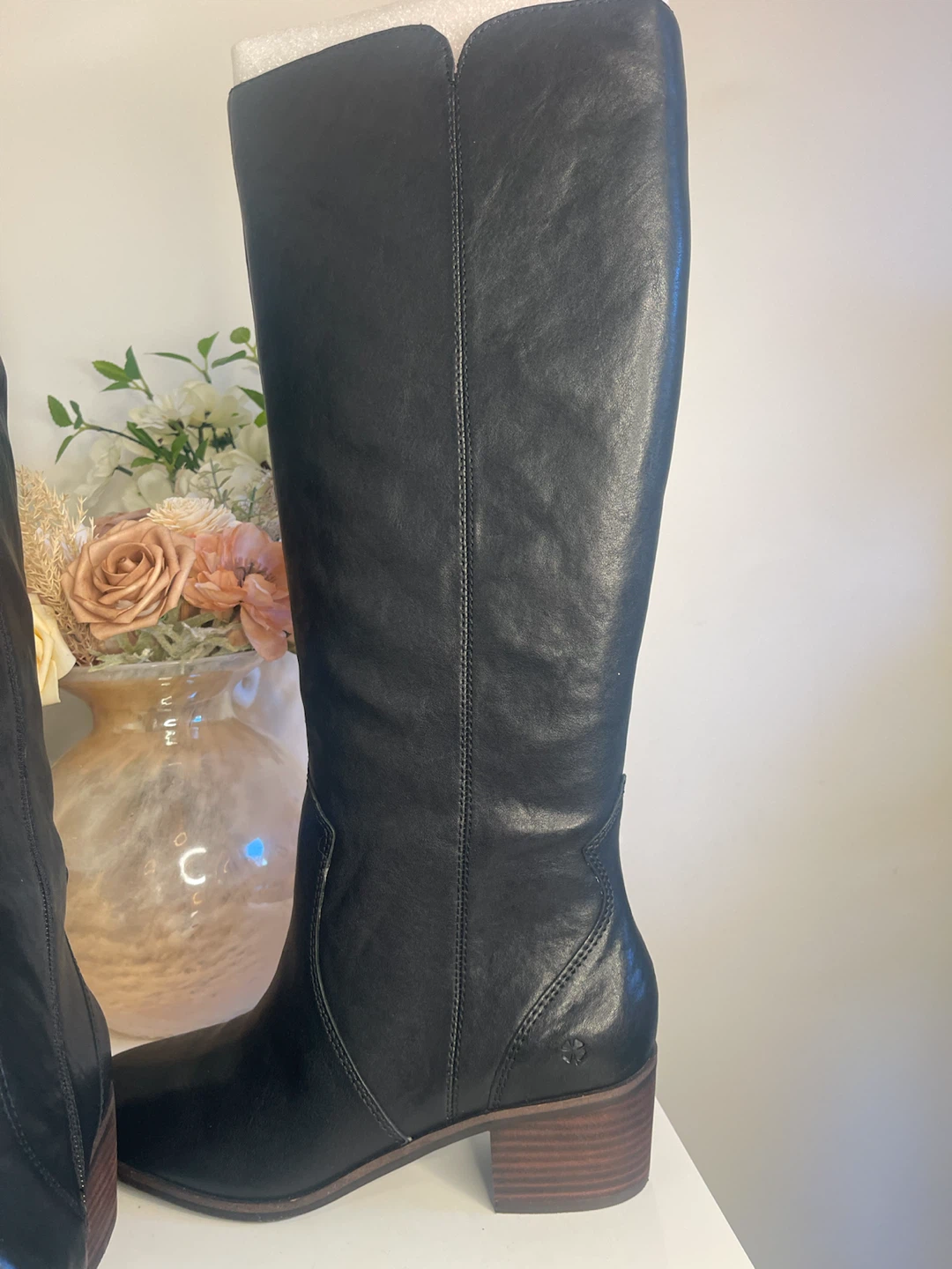 Lucky Brand Black Leather Tall Boots